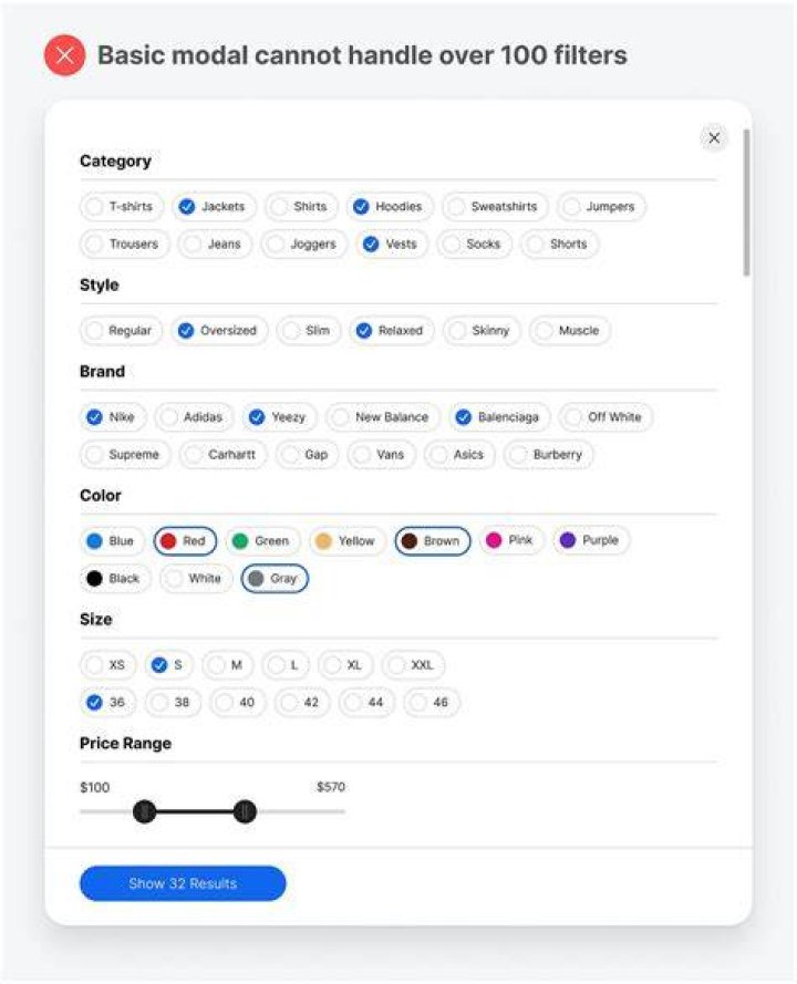 Adult content site search filters and discovery tags