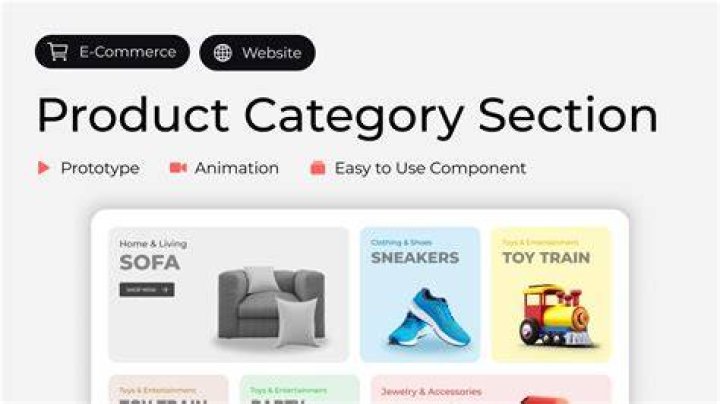Adult website category page navigation