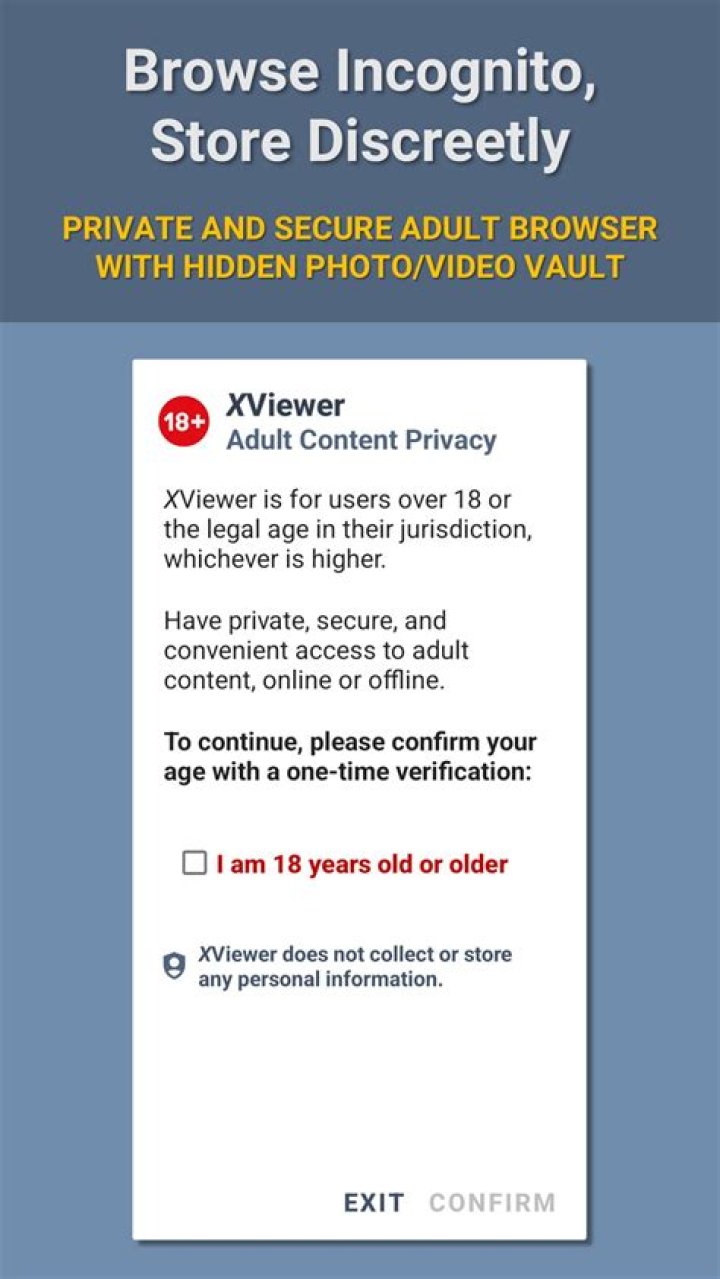 Adult website privacy and browser security
