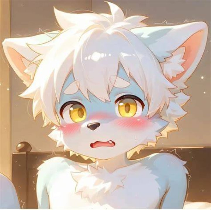 Furry 2D animated character motion clip