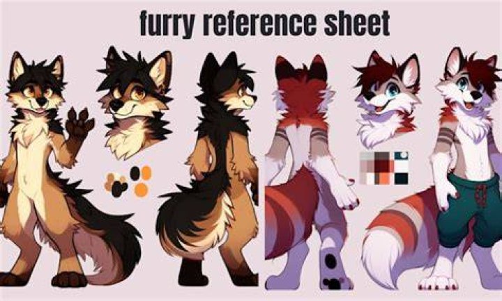 Furry fursona adult art community