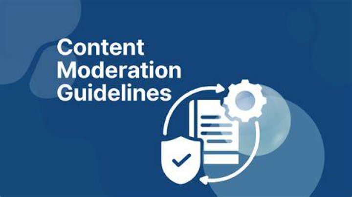 Online community guidelines and content moderation rules