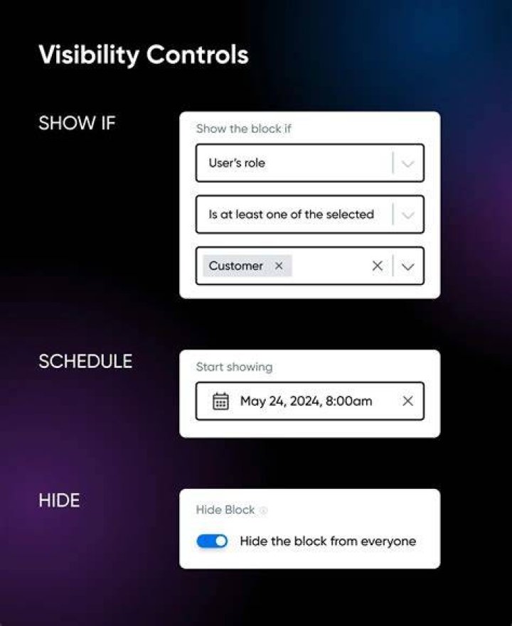 Online gallery privacy settings and visibility controls