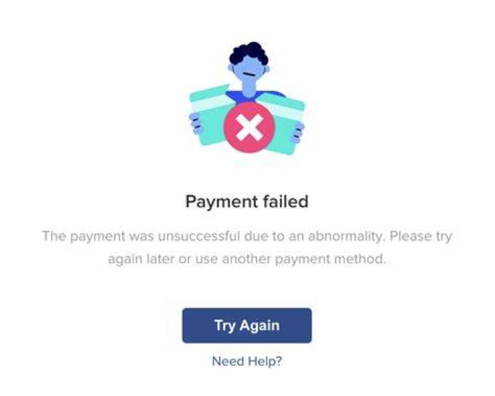 Payment failed declined troubleshooting online checkout