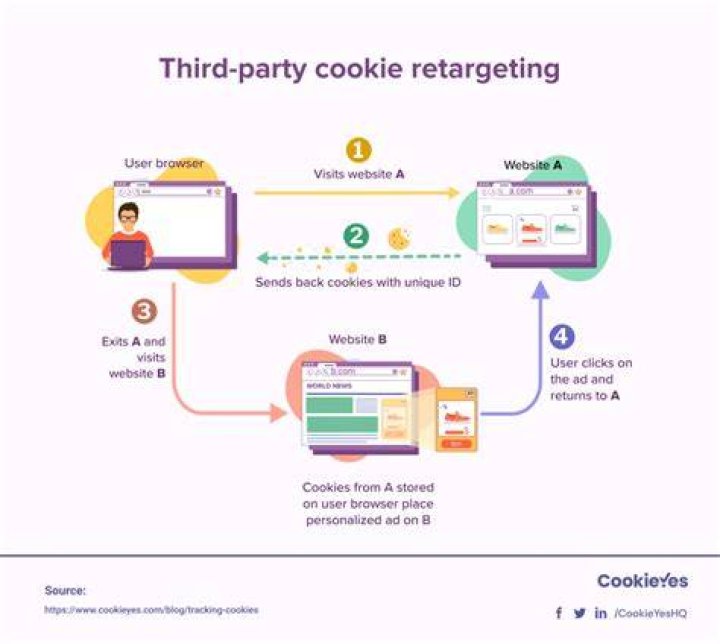 Third-party tracker cookies on adult websites