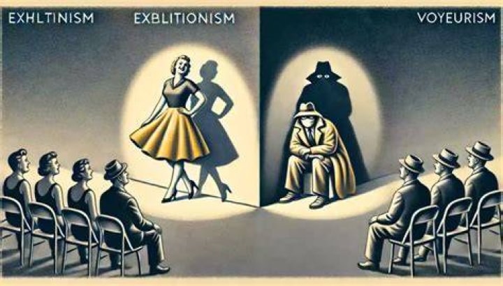 Voyeurism and exhibitionism fetish fantasy content